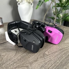 ZOHAN EM054 Electronic Ear Protection for Shooting Range W/Sound Amp Black Pink