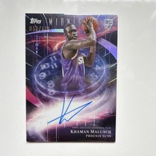 Topps 2025-26 Midnight Twilight Rookie Auto Khaman Maluach Suns #SMR-KM /199