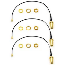 3pcs SMA Female to U.FL (IPEX) 5cm Pigtail Cable for FPV WiFi RC and IoT