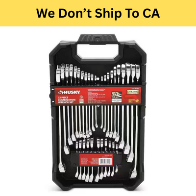 #ad Husky 32 Piece Combination Wrench Set amp; Organizer SAE amp; MM 1013 869 840 Unopened $229.90