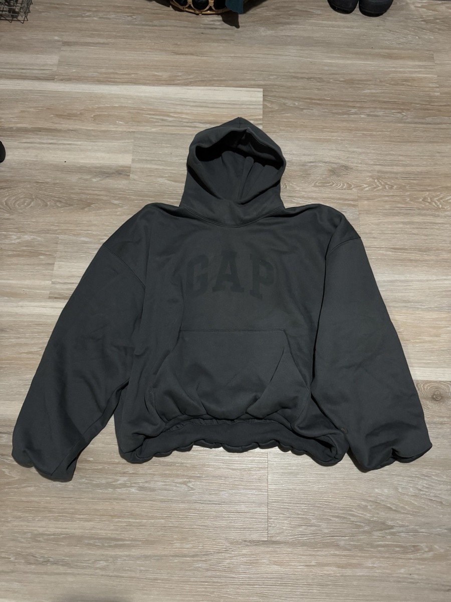 Yeezy Gap Engineered by Balenciaga 2022 OG Dove Hoodie Black Size