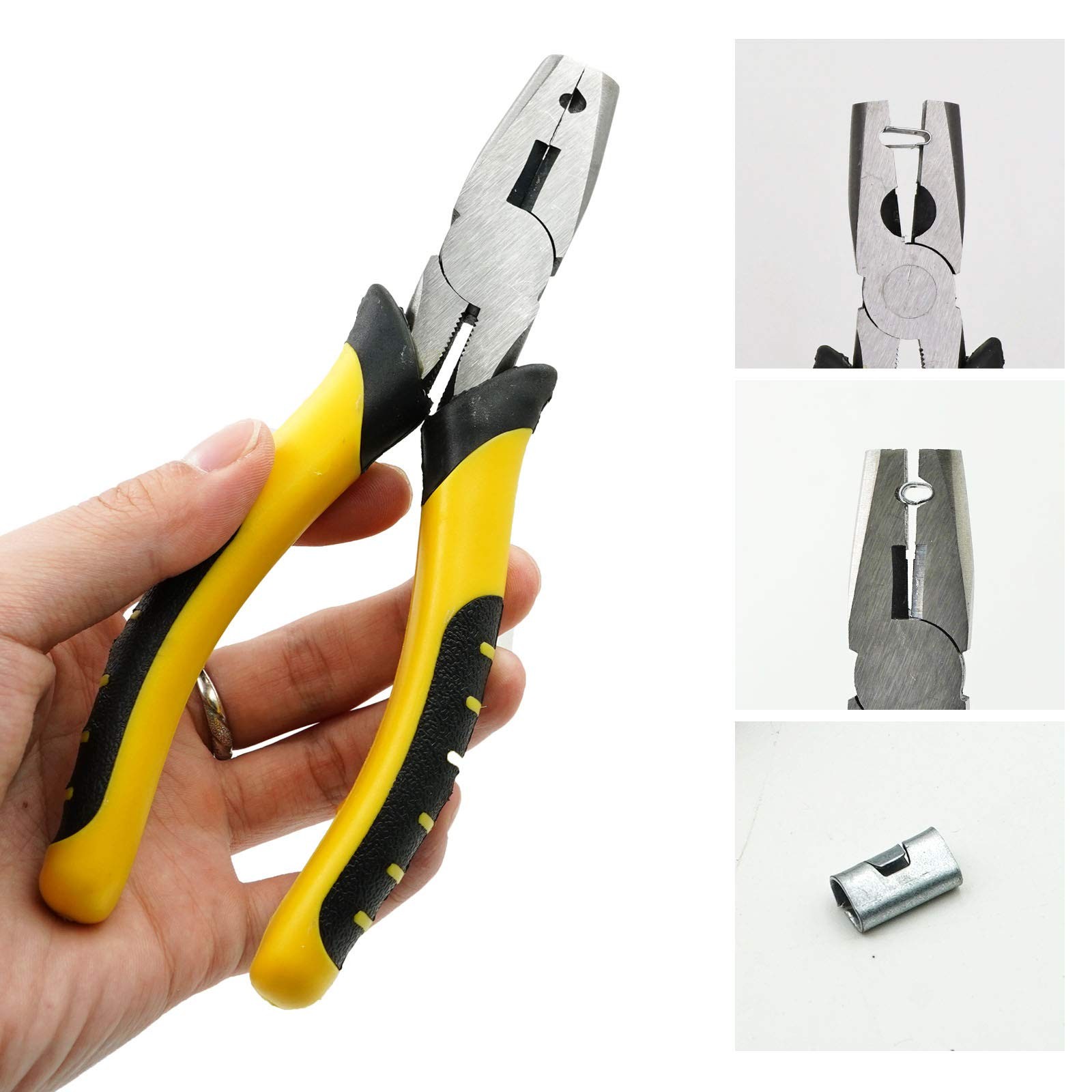 Wire Cage Buckle Clips Pliers Wire Cage Clips and Pliers Chicken Bird Rabbit