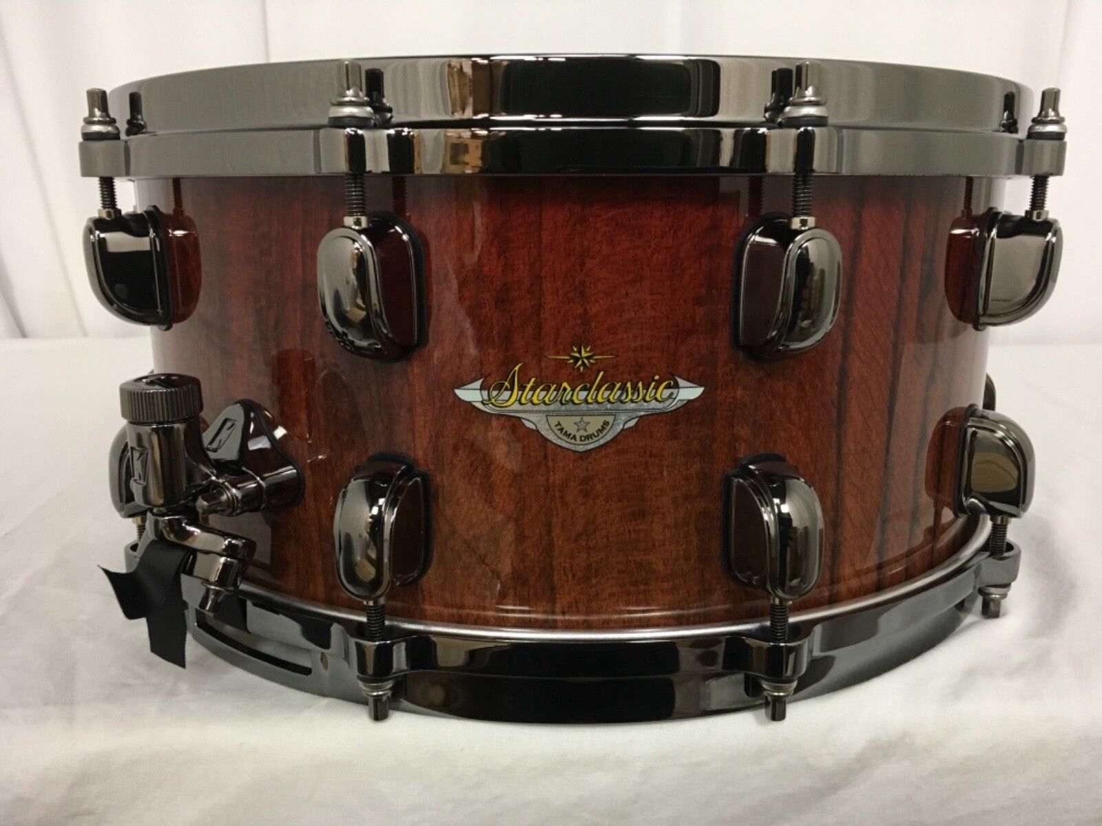 Tama Starclassic Bubinga 14 Dia. X 6.5 Deep Snare Crimson Tigerwood Fade New Tama Starclassic Bubinga 14 Dia. X 6.5 Deep Snare Crimson Tigerwood Fade New