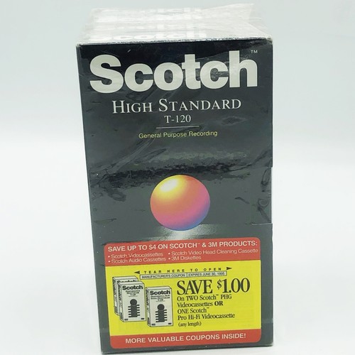 Set di quattro nastri VHS Scotch HS T-120 - Foto 1 di 5