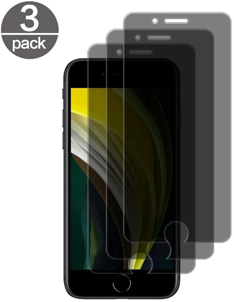 Verre Trempé Anti-espion Film Protection pour iPhone 14/13/12/11 SE/6/7/8/X/XR - Photo 2/4