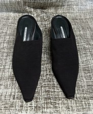 DONALD J PLINER pointy toe slides mules pumps shoes 5.5