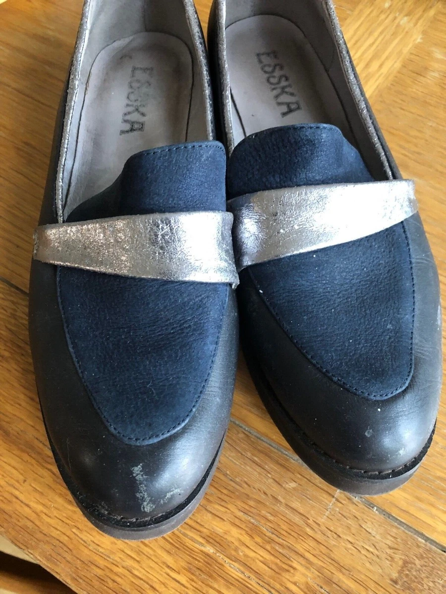 Ladies navy loafers size 7 discount
