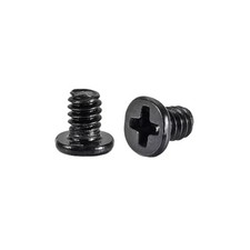 M1.4 x 2mm Laptop Notebook Computer Screws Kit Phillips Head Screw Black 50pcs