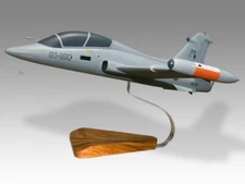Aermacchi MB-339CD Italian Air Force Desk Wood Aircraft Model Small Scale 1/32