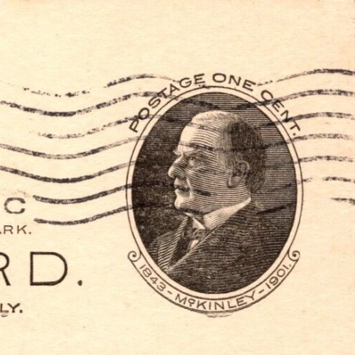 1902 UX18 US Postal Card McKinley 1c BOSTON MA National Coal Tar Co ORDER UPDATE - Image 3 of 4
