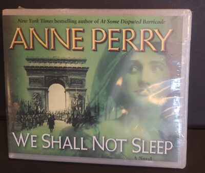 WE SHALL NOT SLEEP AUDIOBOOK ON CD ANNE PERRY BRILLIANCE AUDIO NEW & SEALED