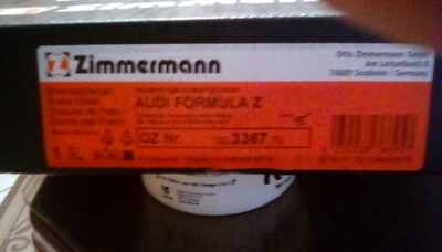 2 ZIMMERMANN Bremsscheiben vorne Durchm. 370 mm Formula Z 100.3367.70