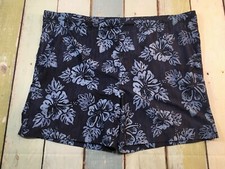 OP Board Shorts Surf Swim Trunks Blue Floral Men's Sz M 32-34  W/3 POCKETS