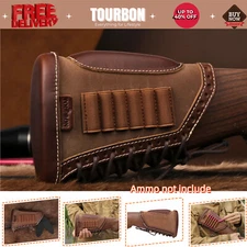 Tourbon Shooting Recoil Pad Cheek Rest Buttstock Cover 30-06/410GA Ammo Holder