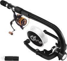 Fishing Line Spooler for Spinning Reels, No Line Twist Spooling Station System