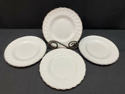Tuscan ''CLARIDGE'' Royal Tuscan ~ #D1856 ~ Set of 4 ~ Bread Plates ~ 6 3/4''