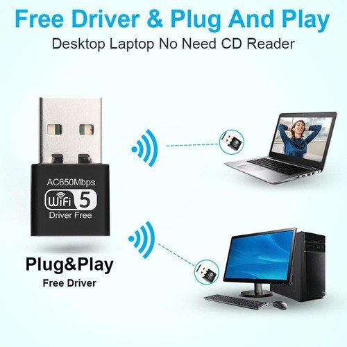 USB Wireless WiFi Adapter Dongle Network LAN Card 802.11b/g/n 300Mbps Lot I5 - Picture 8 of 13