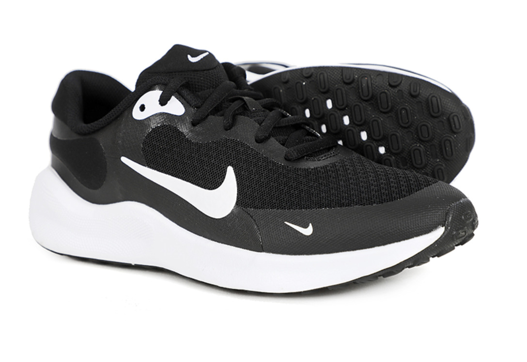 Nike Revolution 7 GS Women's Running Shoes Training Sports Black NWT FB7689-003