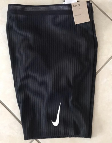 Nike AeroSwift 1/2-Length Running Tights DA1429 010 Black Mens XXL Dri Fit | eBay
