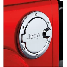 🔥Mopar Chrome Fuel Filler Gas Cap Door for Jeep Wrangler 2007-2018 82210608AC🔥