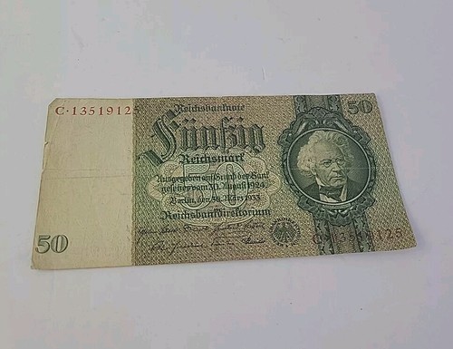 Cinquanta Reichsmark 1933, Rosenberg 175. - Foto 2 di 7