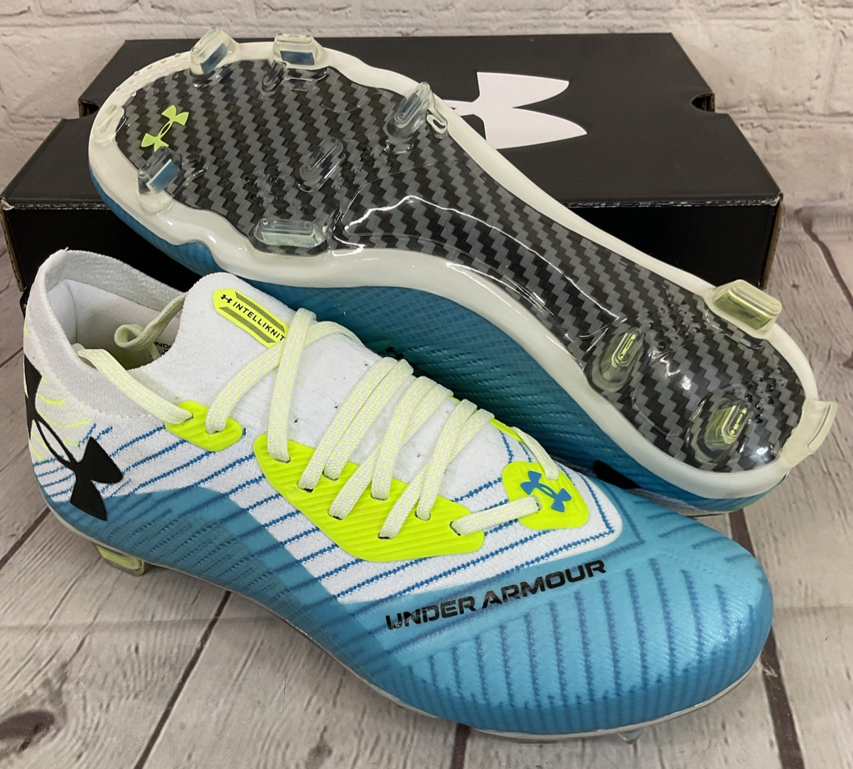 Under Armour 3027240-100 W Shadow Elite 2.0 FG Soccer Cleats White