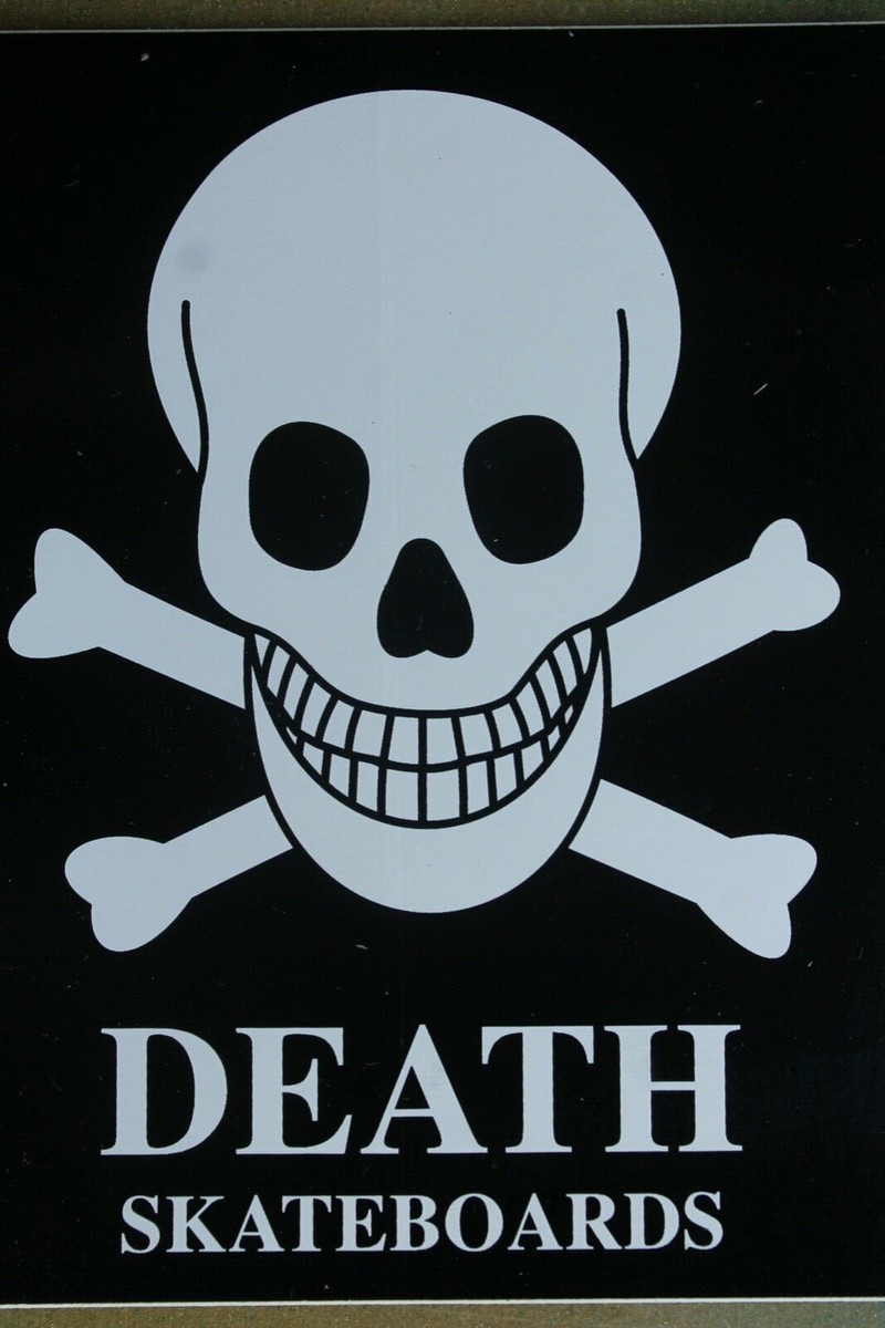 Death Skateboards Skull Crossbones Pirate Z23B Vintage