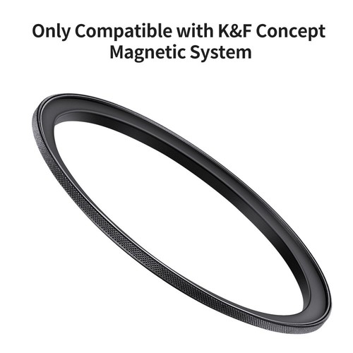 K&F Concept 72mm-77mm Magnetic Lens Filter Adapter Ring - Picture 3 of 6