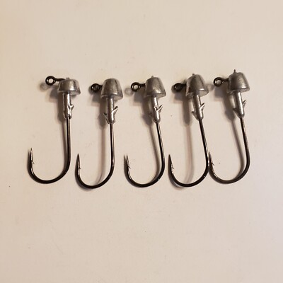 SWIM BAIT JIG HEAD 6/0 Hook 5pk 3/8 OZ (VMC BP SUPER SHARP HOOKS) 4g