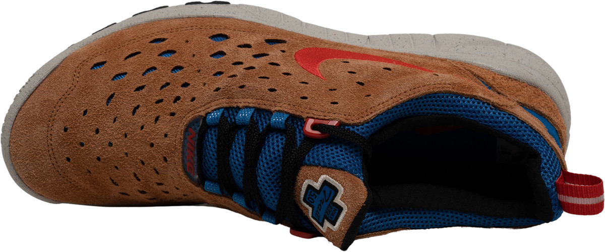 Nike Free Run Trail Sneakers Mens Size 8 Dark Russet Blue Nebula CW5814-201 Nike Free Run Trail Dark Russet Blue Nebula for Sale  main image 2
