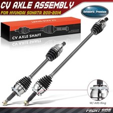 2x Front Left and Right CV Axle Assembly for Hyundai Sonata 2011-2014 L4 2.4L