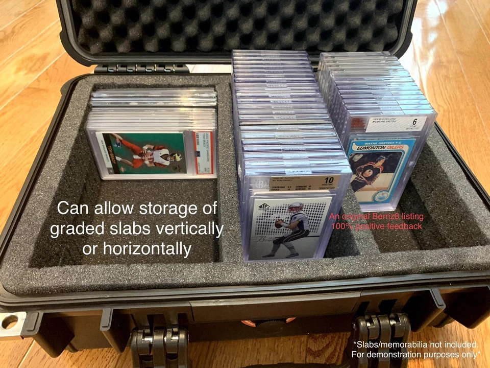 Large Black IP65 Waterproof Storage Travel Case for Graded Card Slab Holders NEW - Image 4 of 4