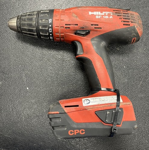 HILTI SFH18-A 18V 3 SPEED HAMMER HAMMER DRILL/DRIVER WITH BATTERY (PD6008348) - Picture 3 of 5