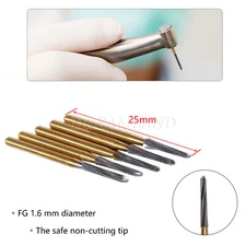 Dental Endodontic ENDO-Z Tungsten Carbide Burs FG Round Bur High Speed 25mm FDA