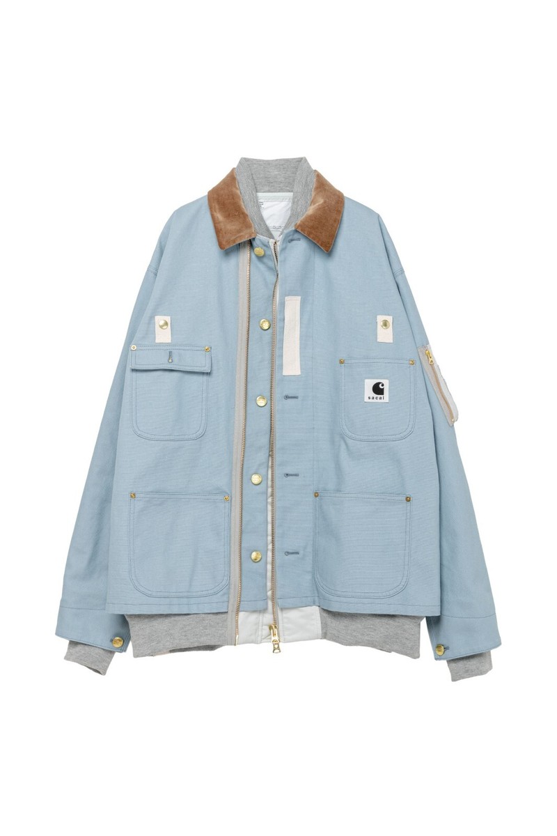 Carhartt x sacai Canvas x MA-1 Jacket 3colors Black Beige Carhartt x sacai Canvas x MA-1 Jacket 3colors Black Beige