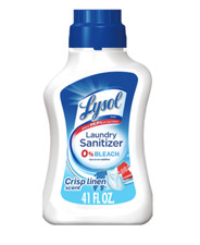 LYSOL Laundry Sanitizer Detergent Additive, Crisp Linen Scent, 41 Fl. Oz.