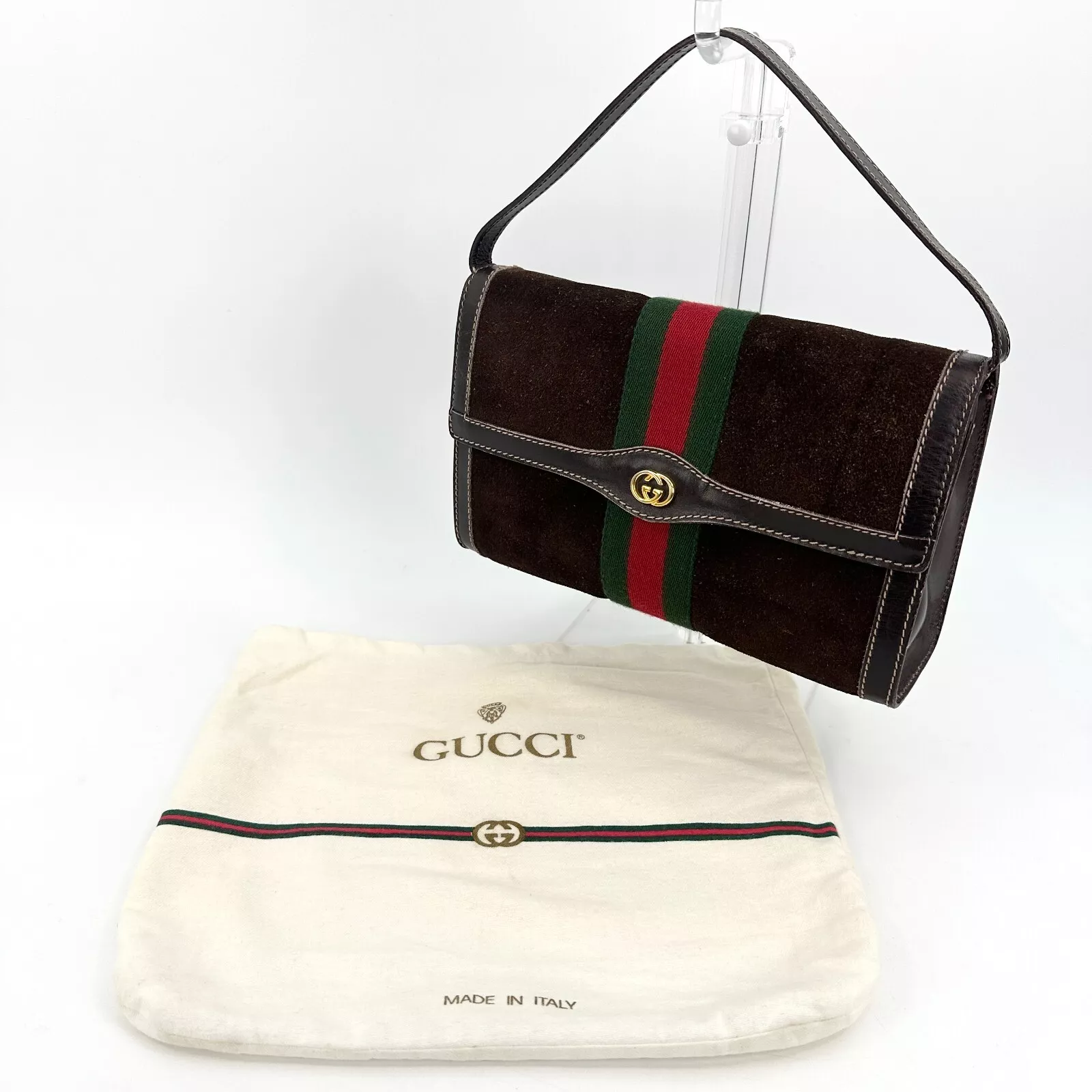 Sac à main Gucci Sherry Line daim