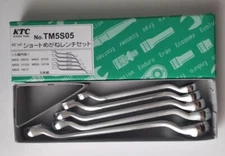 KTC ４５°×６° SHORT OFFSET WRENCH SET (5 PCS)  TM5S05