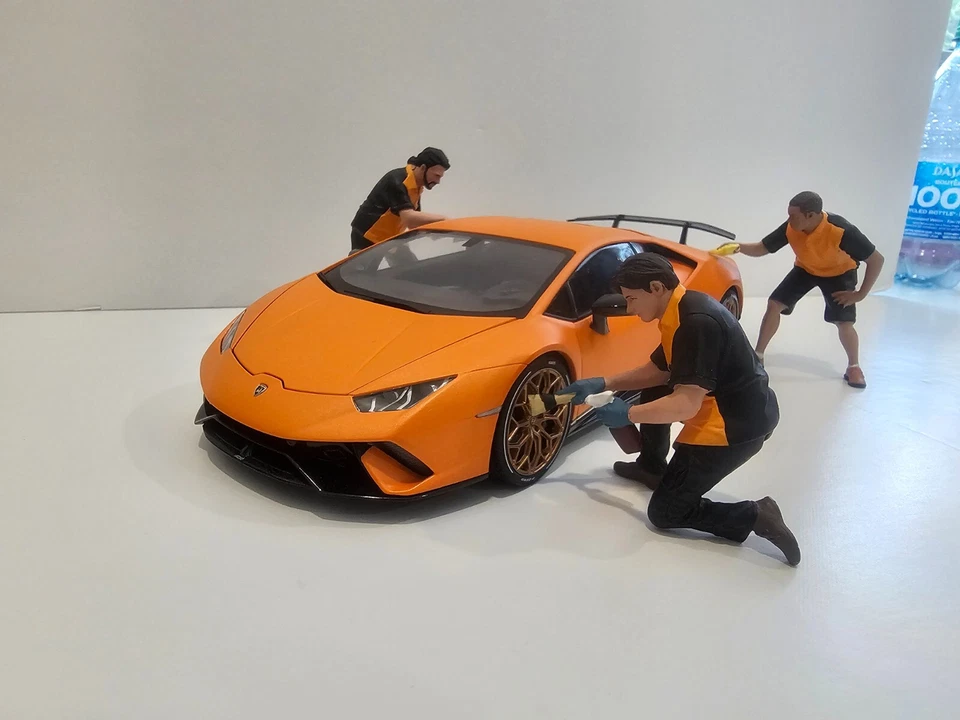 Autoart 1:18 Scale Model Car Lamborghini Huracan Performante Matt Orange 79152 - Image 2 of 4