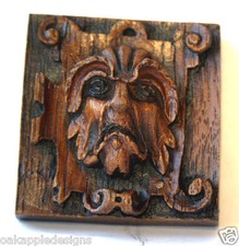 Ornamento Medieval Placa Reproducción Catedral Talla Regalo Único Roble Gótico