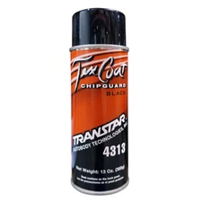13 oz Transtar Tex Coat Chip Guard Paint Aerosol Protective Coating Black 4313
