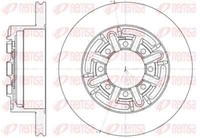 Remsa 2X Bremsscheibe Hinten Ø289 Mm Voll FüR Iveco Daily IV
