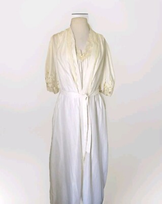 Vintage Nwt Miss Dior Peignoir Set- Robe And Nightgown Christian