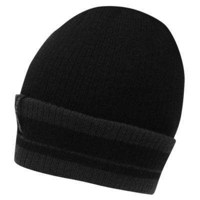 Bonnet Double Face Réversible No Fear - Noir/Gris - Neuf Avec étiquettes - Taille Unique