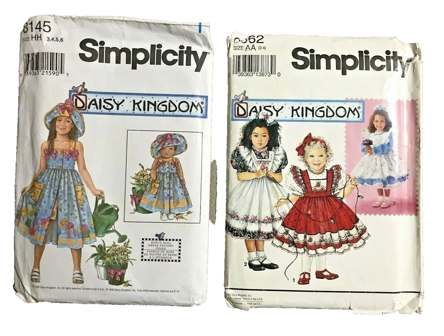 Patrones de costura Simplicity Uncut mixed lot