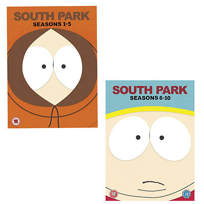South Park the complete season 1, 2, 3, 4, 5, 6, 7, 8, 10 DVD box set  R4 New