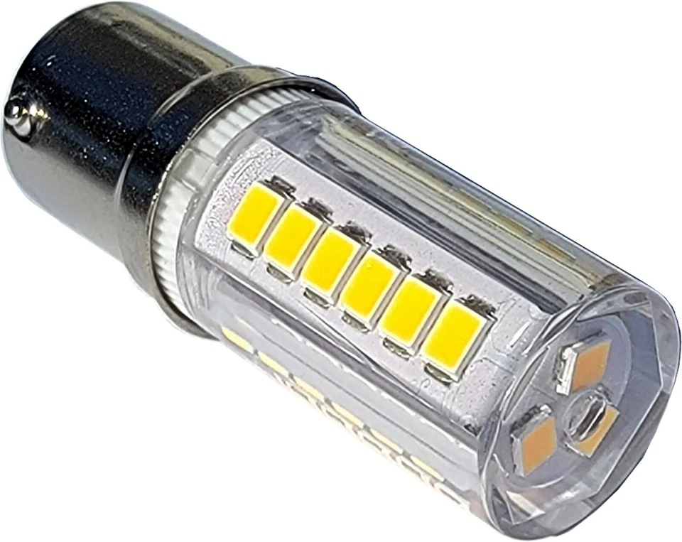 Waterproof super bright LED BA15S (Eq. to 40W Halogen) Dimmable 12V AC / DC - Image 2 of 3