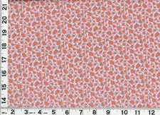 Reddish Orange Roses Flowers Quilting Sewing Fabric by Yard a3