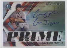 2019 Bowman Chrome Prime Chrome Signatures 10/50 Casey Mize #PCS-CM Auto 7c5