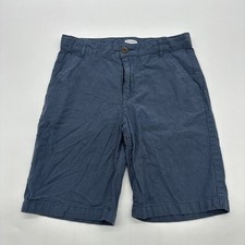 Old Navy Classic Bermuda Shorts Youth Boy Size 14 Gray Striped   27799